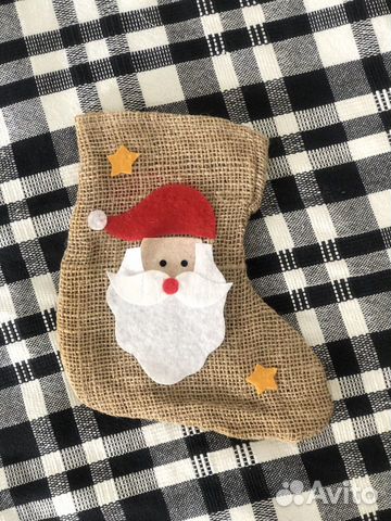 Новогодний носок для подарка