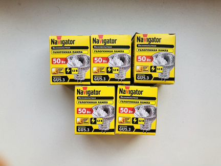 Лампы галогенные 12 В 50 вт GU 5.3