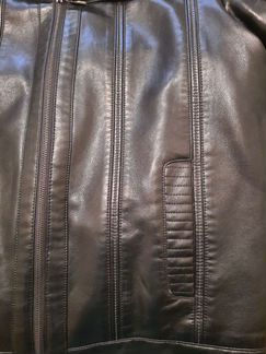 Кожаная куртка на меху
