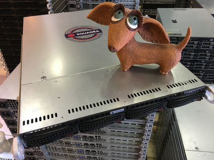 Сервер бу Supermicro SYS-6018R-WT E5-2620v3 48 Gb