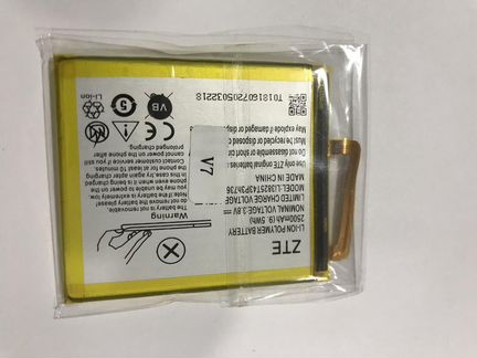 Аккумулятор батарея ZTE Blade V7, A910