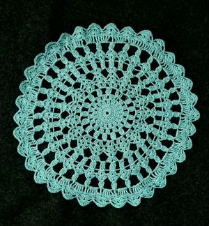 Салфетки из ириса ручной работы