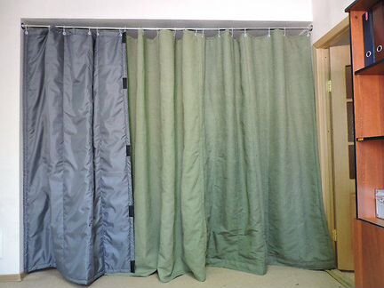 Штора в гараж утепленная Брезент 3сл морозостойкий