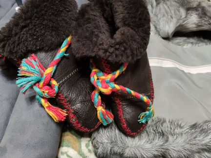 Муфта, мешок для зимних прогулок и пимы