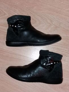 Ботинки школьные кожа 31(20,5) утепленные
