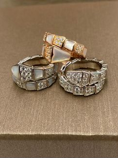 Кольцо Bvlgari Булгари змея новое