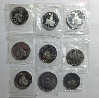 Монеты Молодая Россия 1992 г. Пруф (Proof)