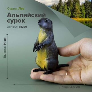 Фигурки животных, Альпийский сурок серый