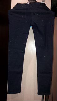 Джегинсы с блестками р.152