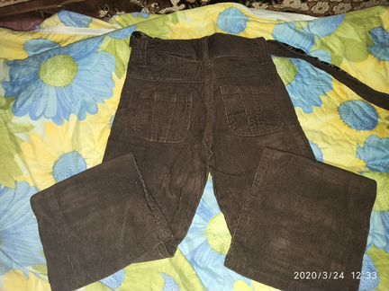 Брюки вельветовые