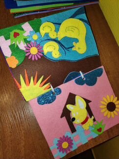 Книжка из фетра (для моторики)