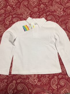 Новая рубашка-поло р.134-140