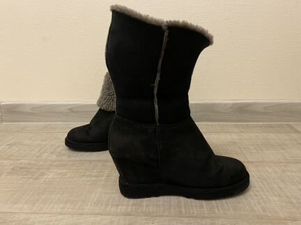 Сапоги/полусапожки на низкой платформе