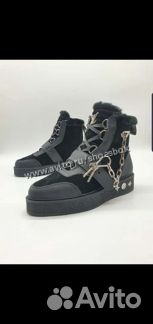 Ботинки Louis Vuitton Новинка натуральный мех