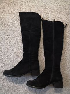 Зимние сапоги из натуральной замши (р. 37)