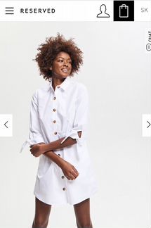 Платье-рубашка Reserved. Новое