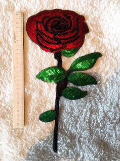 Аппликации патчи на одежду Розы