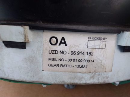 Щиток приборов Daewoo Matiz 96914162
