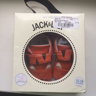 Jack&Lily ботинки в виде лисичек 19 размер