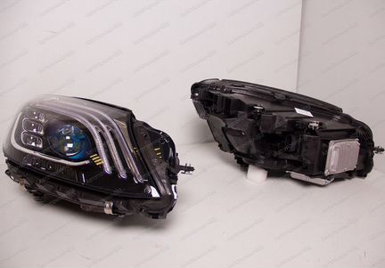 Фары на Mercedes S-klass (W 222) с блоками