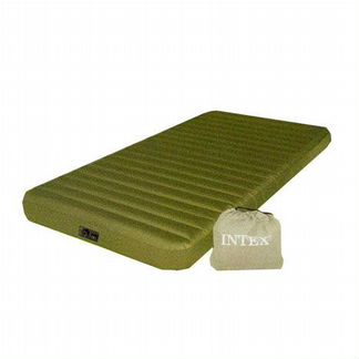 Надувной матрас-кровать Intex Super-Tough, 99*191*20 см, с встроенным насосом (И68727)