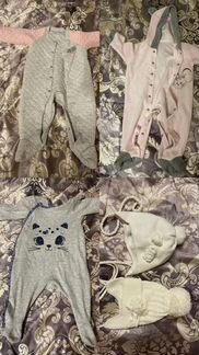 Детские вещи пакетом 0-6 месяцев