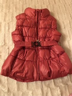 Утеплённый жилет для девочки