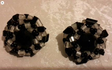 Клипсы чехословакия 2 пары.1960х