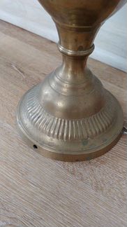 Антикварная Лампа из латуни