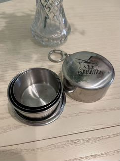 Складной стакан Expedition сталь