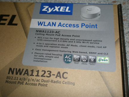 Роутер, Точка доступа zyxel NWA1123-AC