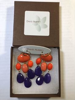Серьги David Aubrey из США
