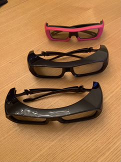 3D очки sony TDG-BR250 (2шт.) и TDG-BR50 (1шт. дет