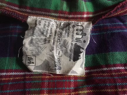 Рубашка фланелевая Maharishi хлопок