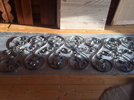 Кованные элементы балясины