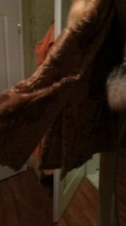 Пальто каракульча с рыжей лисой Германия