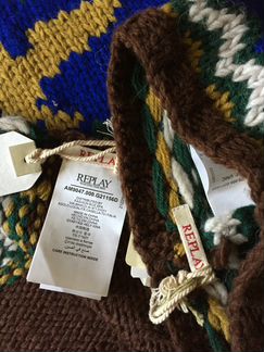 Комплект шапка+ шарф новый Replay