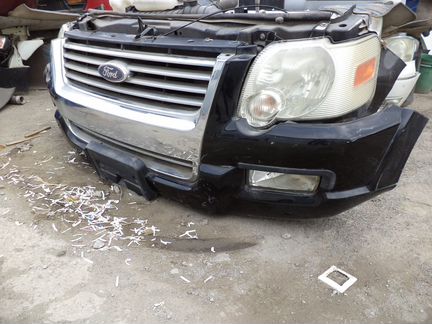 Ford Explorer 4 срез морда передний бампер фара