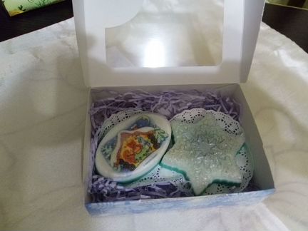 Мыло ручной работы новогоднее