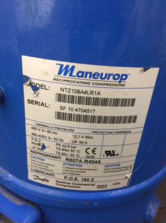 Компрессор Maneurop NTZ108 A4LR1A Манероп