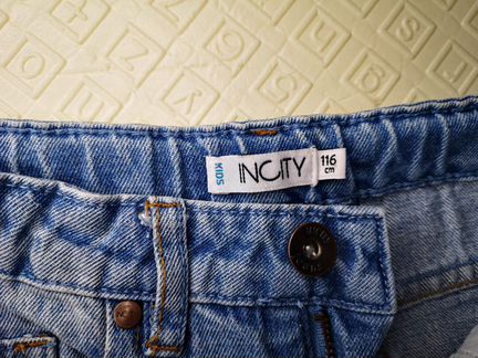Р.110-116 Шорты джинсовые incity,h&m