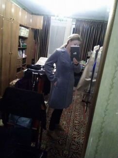 Пальто шерсть велюр новое La Reine Blanche