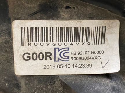 Фара правая Kia Rio 4