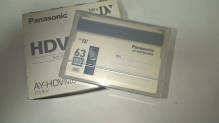 Видеокассеты miniDV Panasonic AY-hdvm63MQ новые