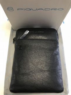 Кожаная сумка через плечо Piquadro Black Square
