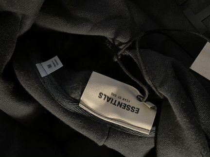 Fear of God Essentials hoody black (Толстовка/худи