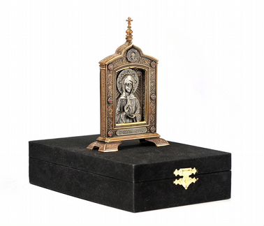 Икона бронзовая 