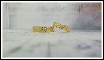 Обручальные кольца «фактурные»