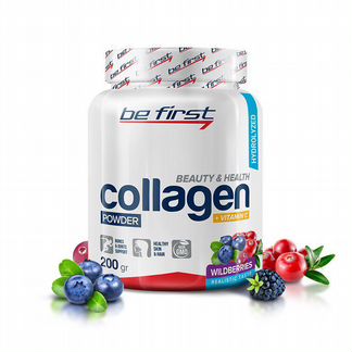 Be First Collagen + vitamin C 200 гр, Лесные ягоды