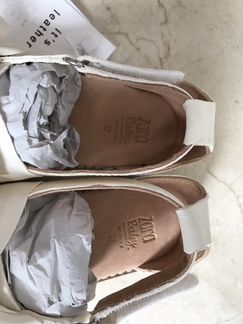 Новые сандалии (босоножки) кожаные с бантом zara